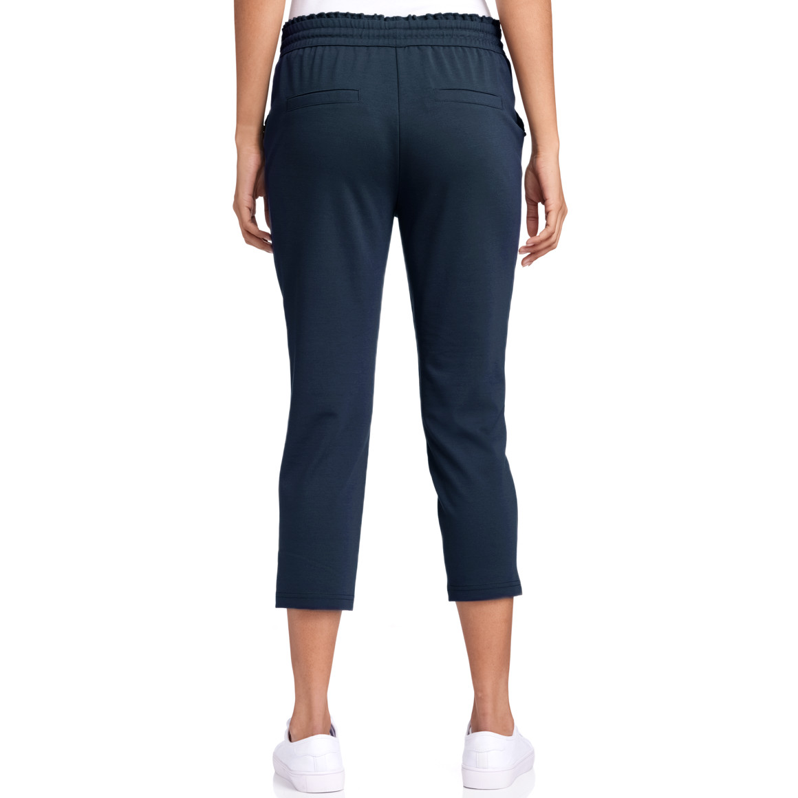 Gina Damen Jogpants mit Rüschen dunkelblau