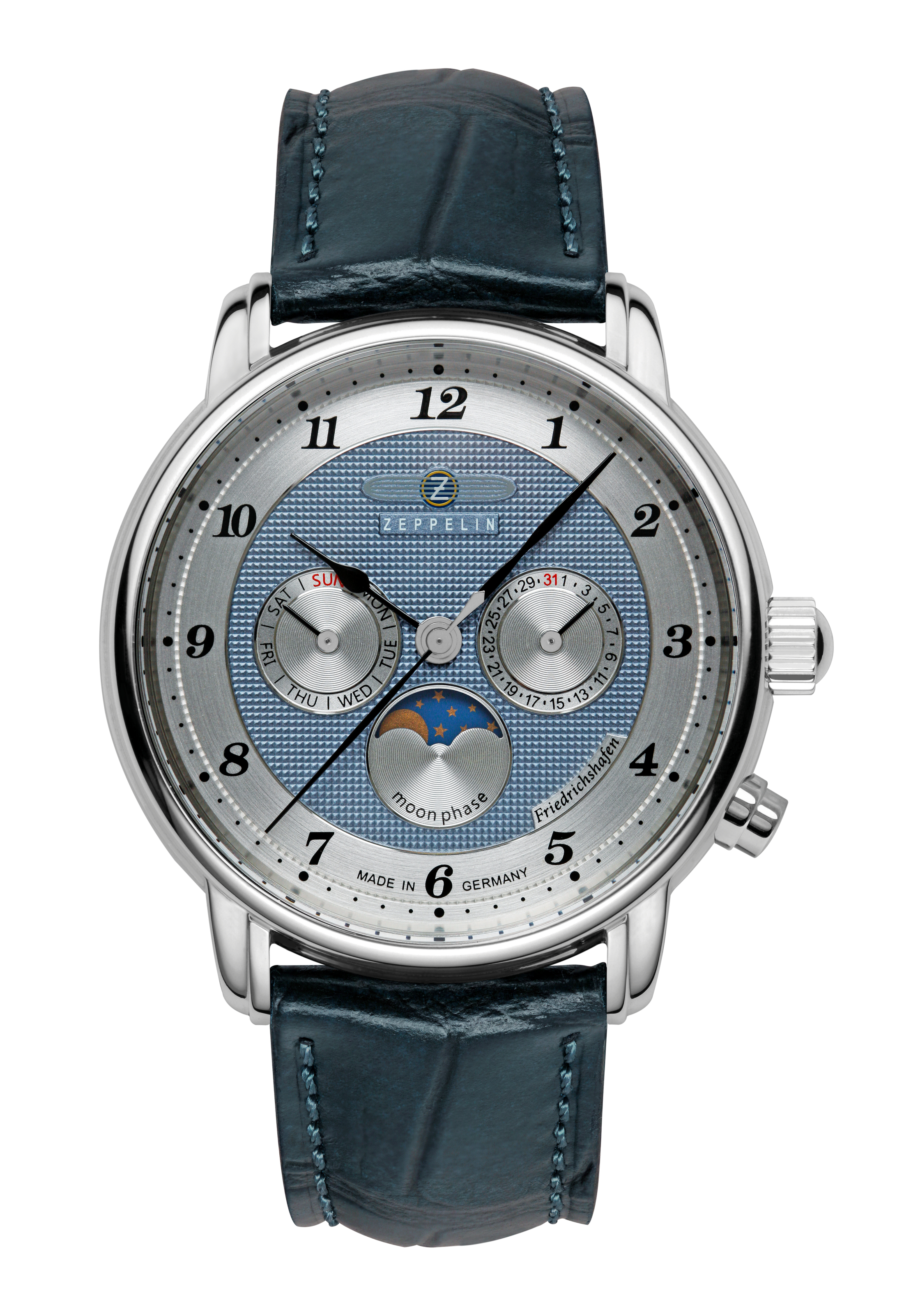 Zeppelin Friedrichshafen Armbanduhr Mondphase 8536-3