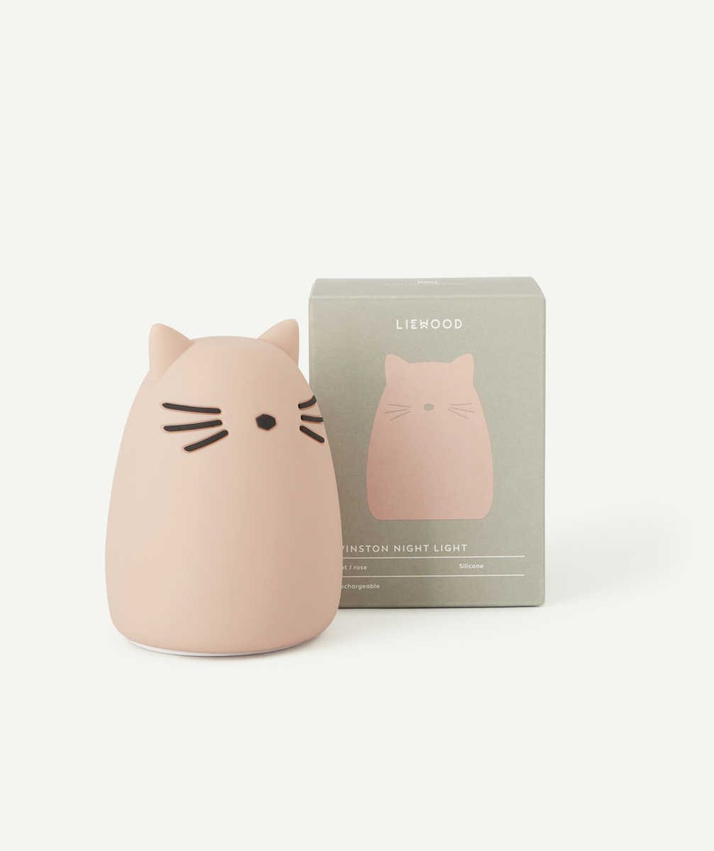LIEWOODVEILLEUSE WINSTON MONSIEUR CHAT ROSE