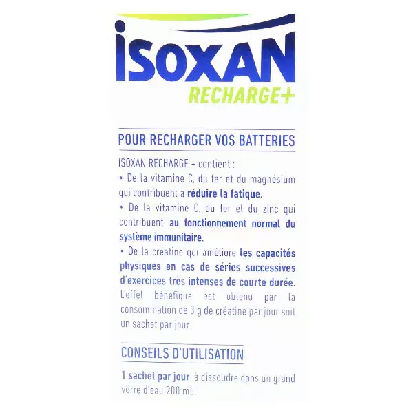 Isoxan Recharge+ 12 sachets
