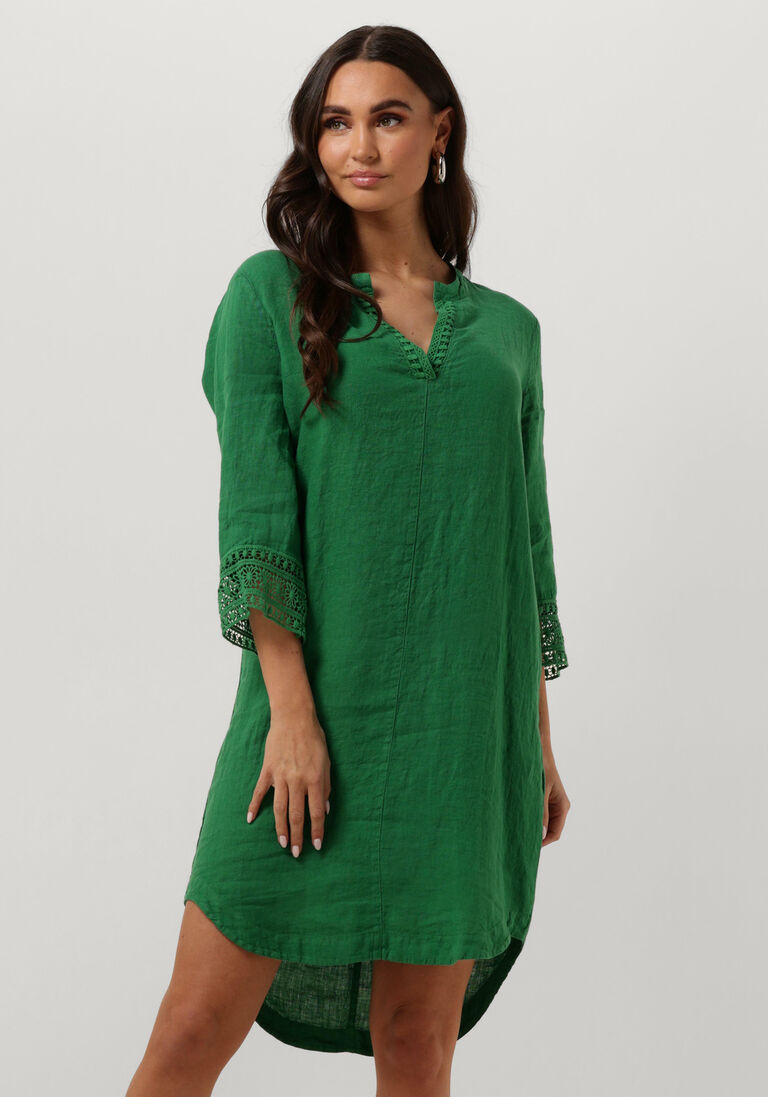 NUKUS groene nukus mini jurk carol dress