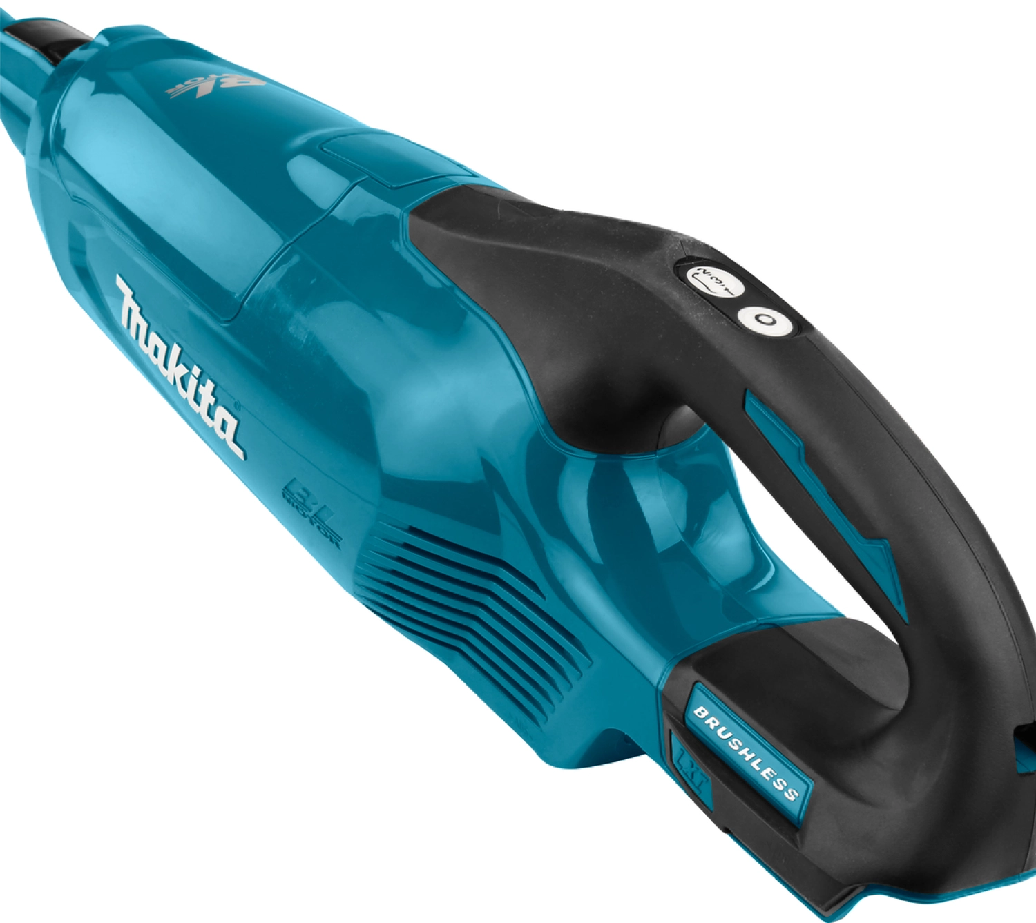 Makita DCL282FRT 18V Li-Ion accu steelstofzuiger blauw set (1x 5,0Ah) - 0,5L - koolborstelloos