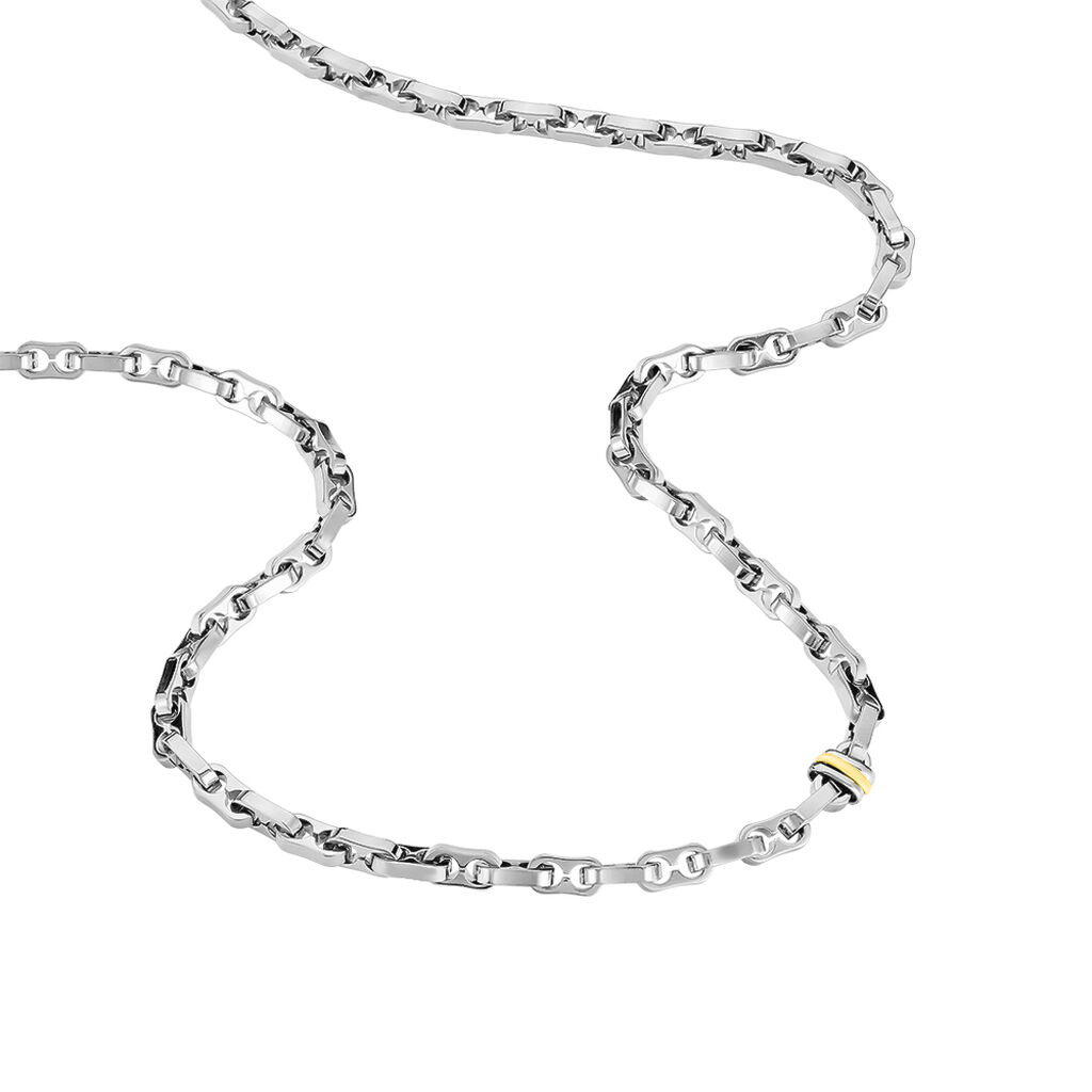 Collier Leandreae Or Acier Bicolore