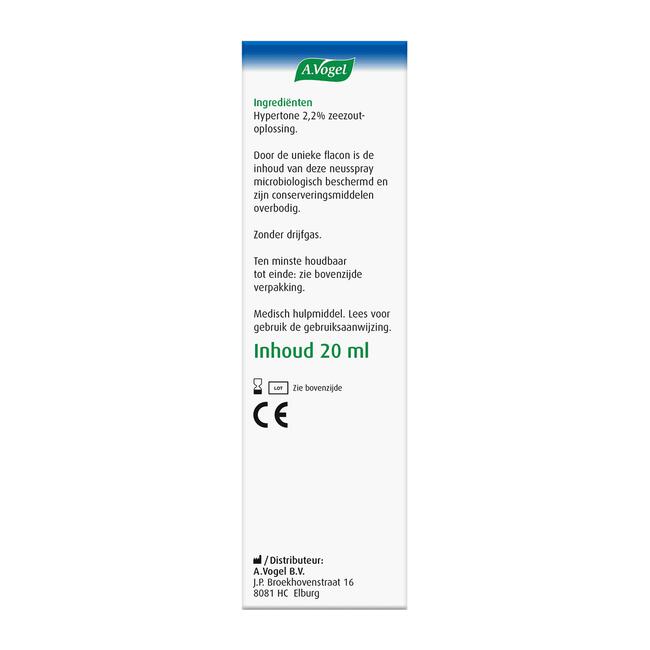 A.Vogel Cinuforce Neusspray Sterk bij Neusverkoudheid Spray 20 ML