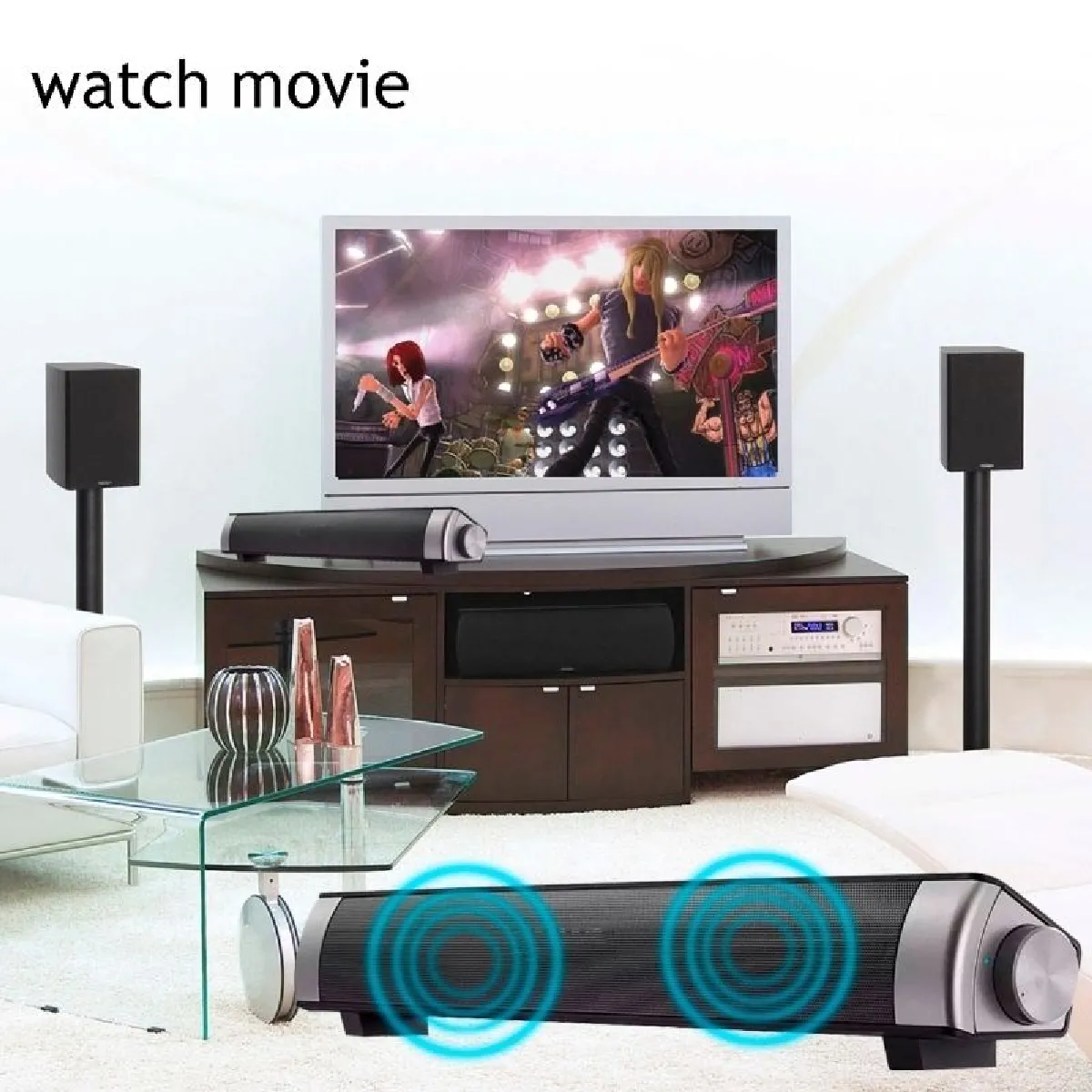 YONIS Barre de Son Bluetooth