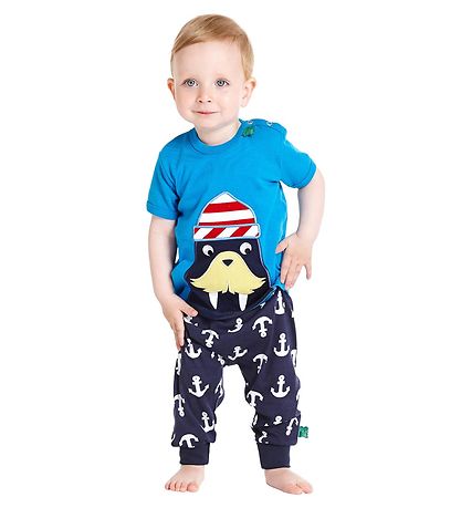 Freds World T-Shirt - Hellblau m. Walross