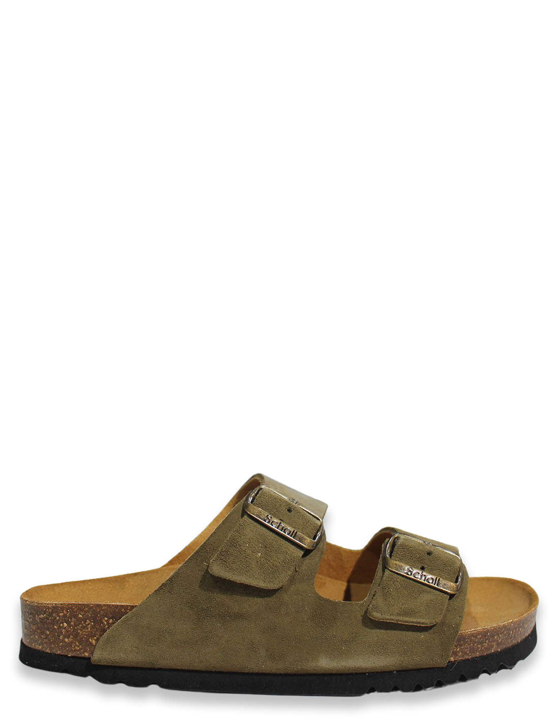 scholl Mules Femme Josephine Kaki Daim