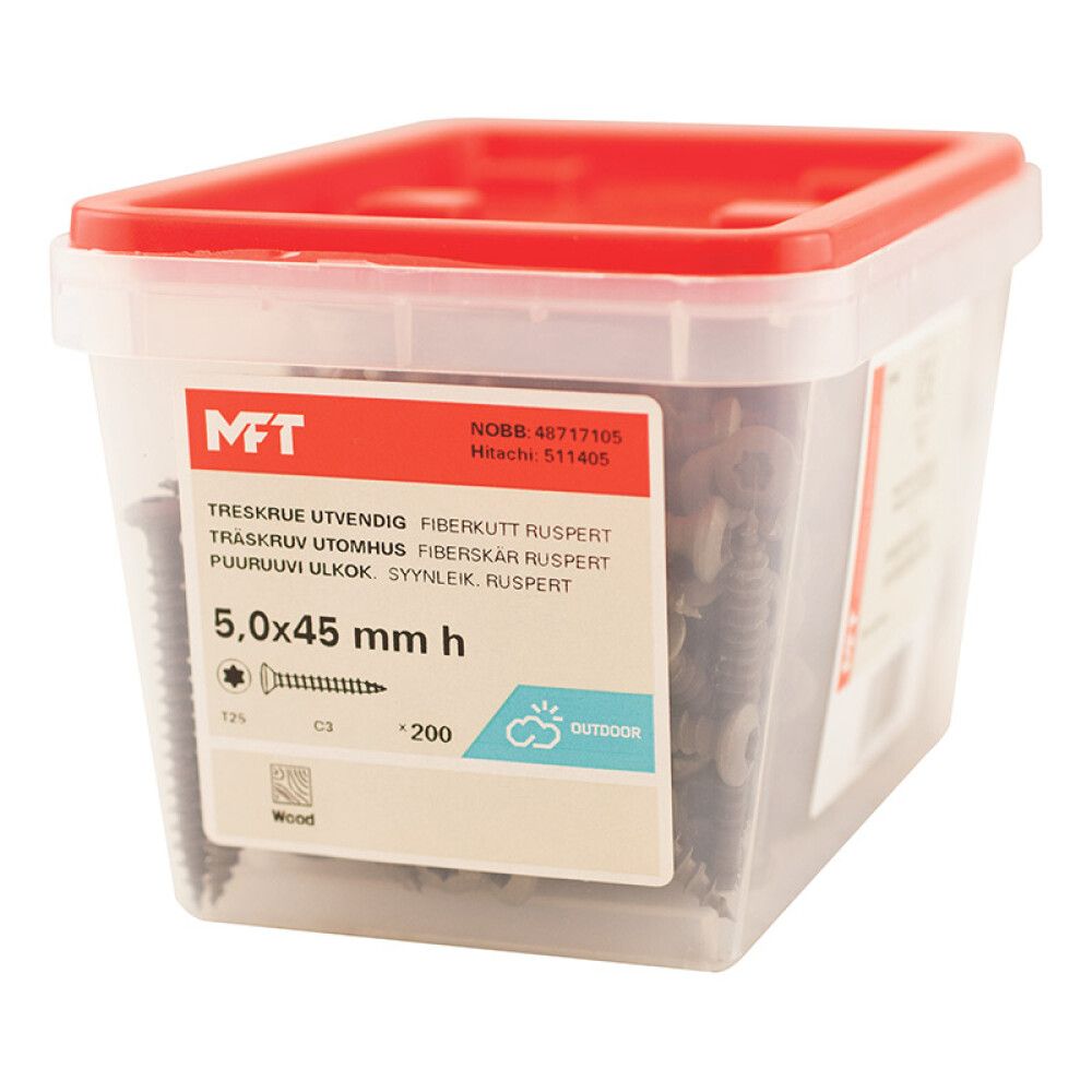 TRESKRUE MFT UTV PAN RUSP 5,0X45MM 200STK