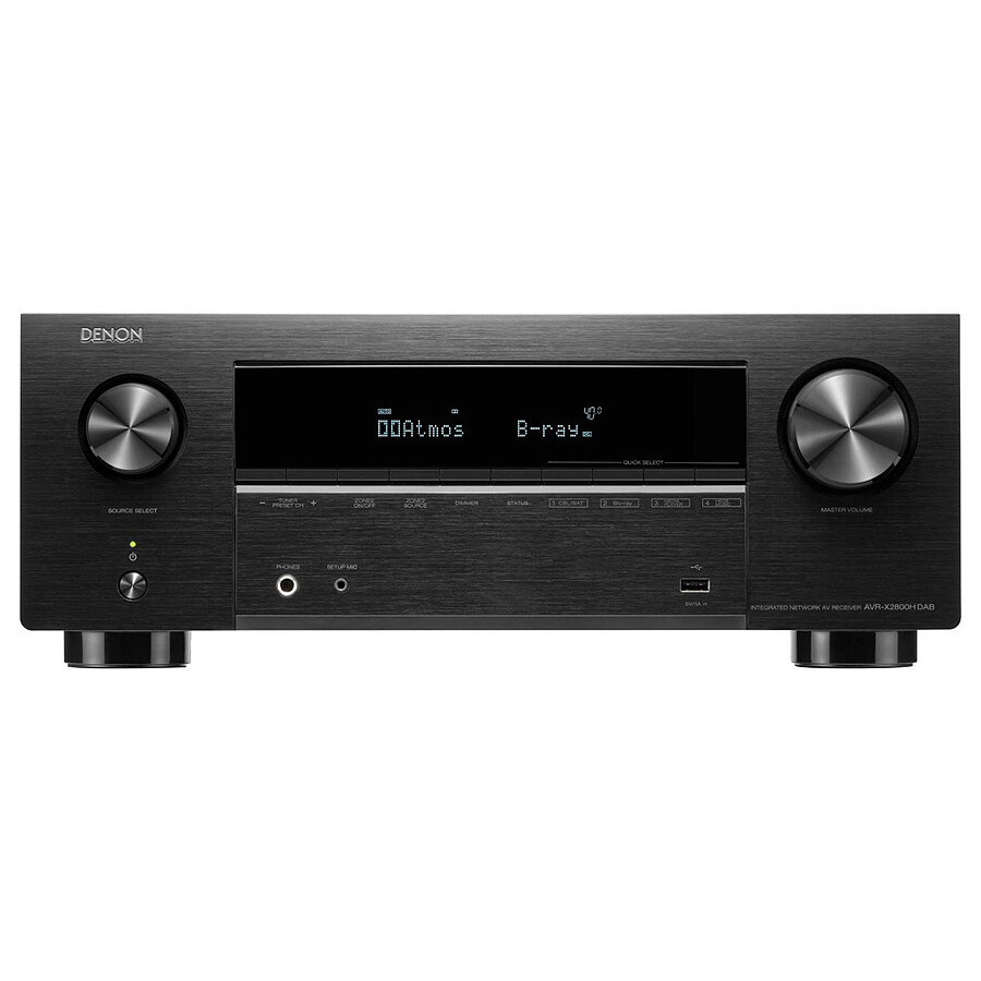 Denon AVR-X2800H DAB Noir + Jamo S7-25HCS Bleu Fjord