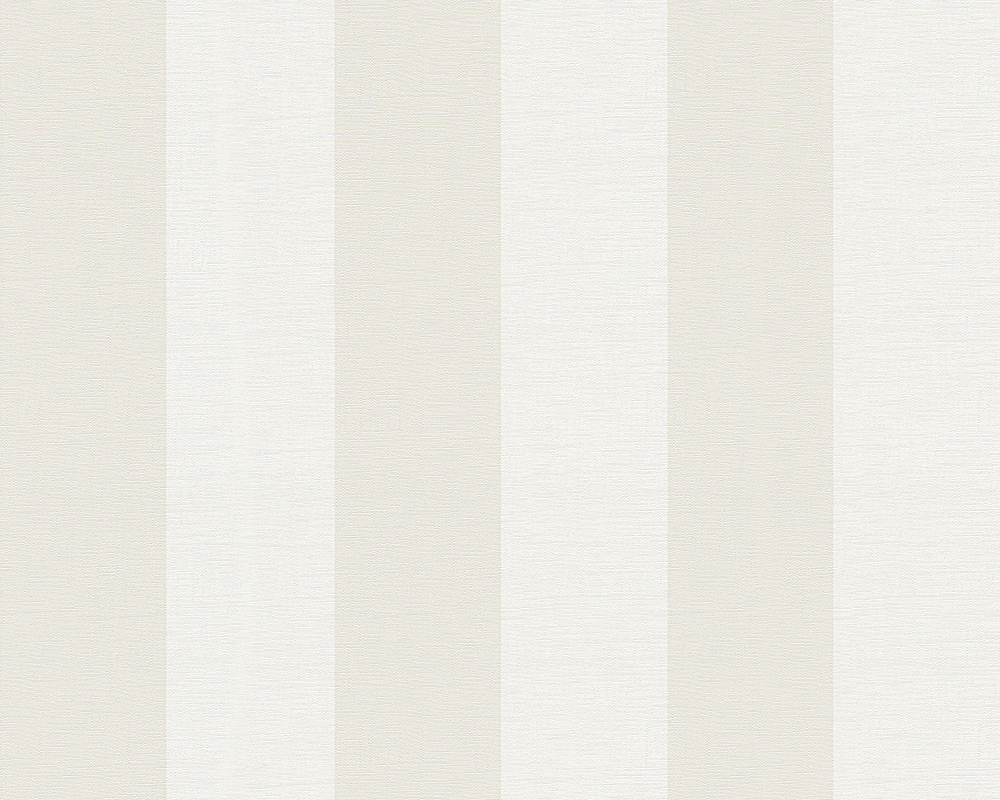Vliestapete LIBERTE - weiß-beige - gestreift - 10 Meter