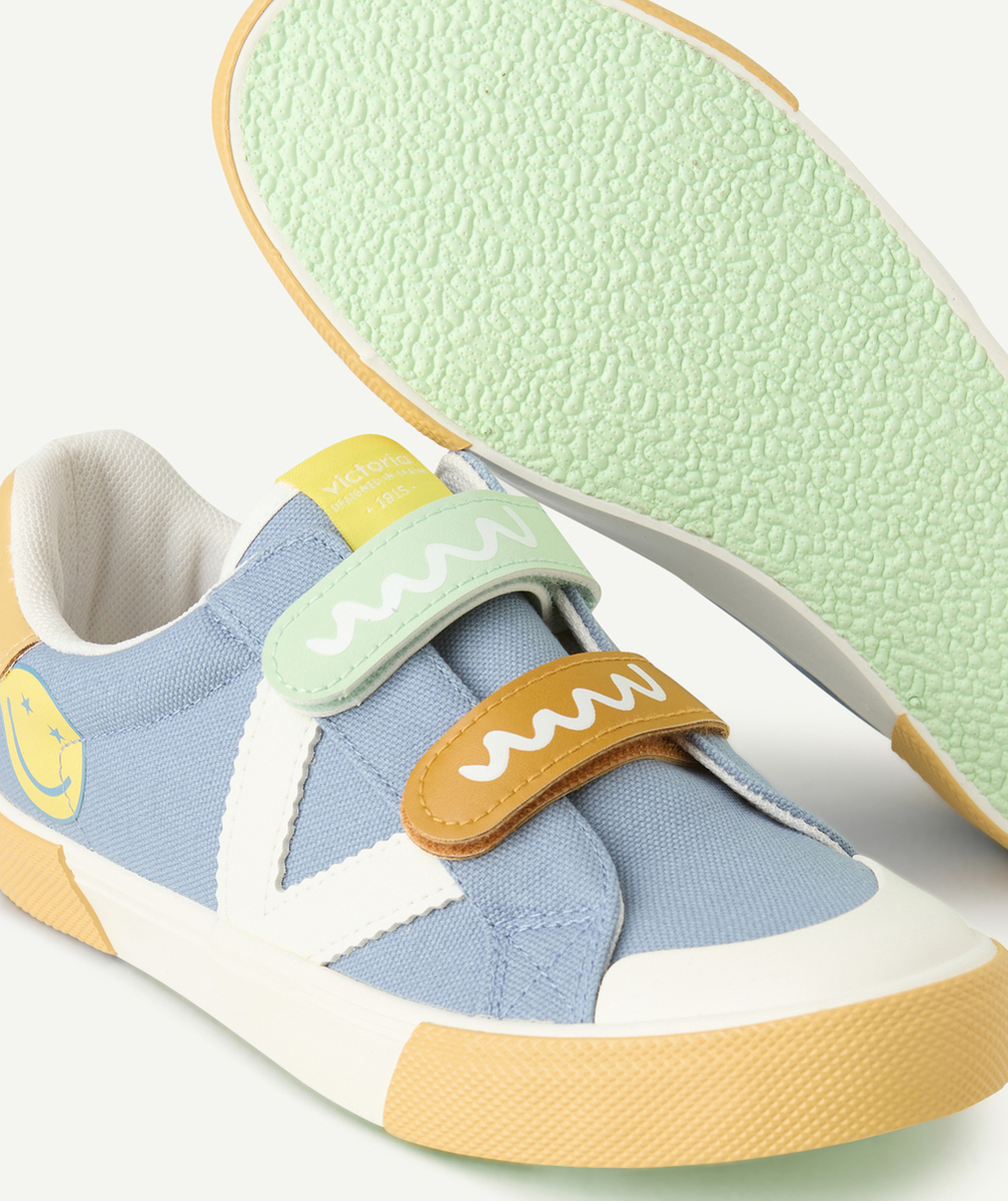 VICTORIABASKETS TRIBU À SCRATCHS MULTICOLORES AVEC MOTIFS SMILEYS