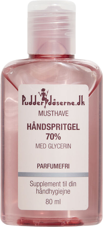 Pudderdåserne Pudderdåserne Håndsprit Gel 70% 80 ml