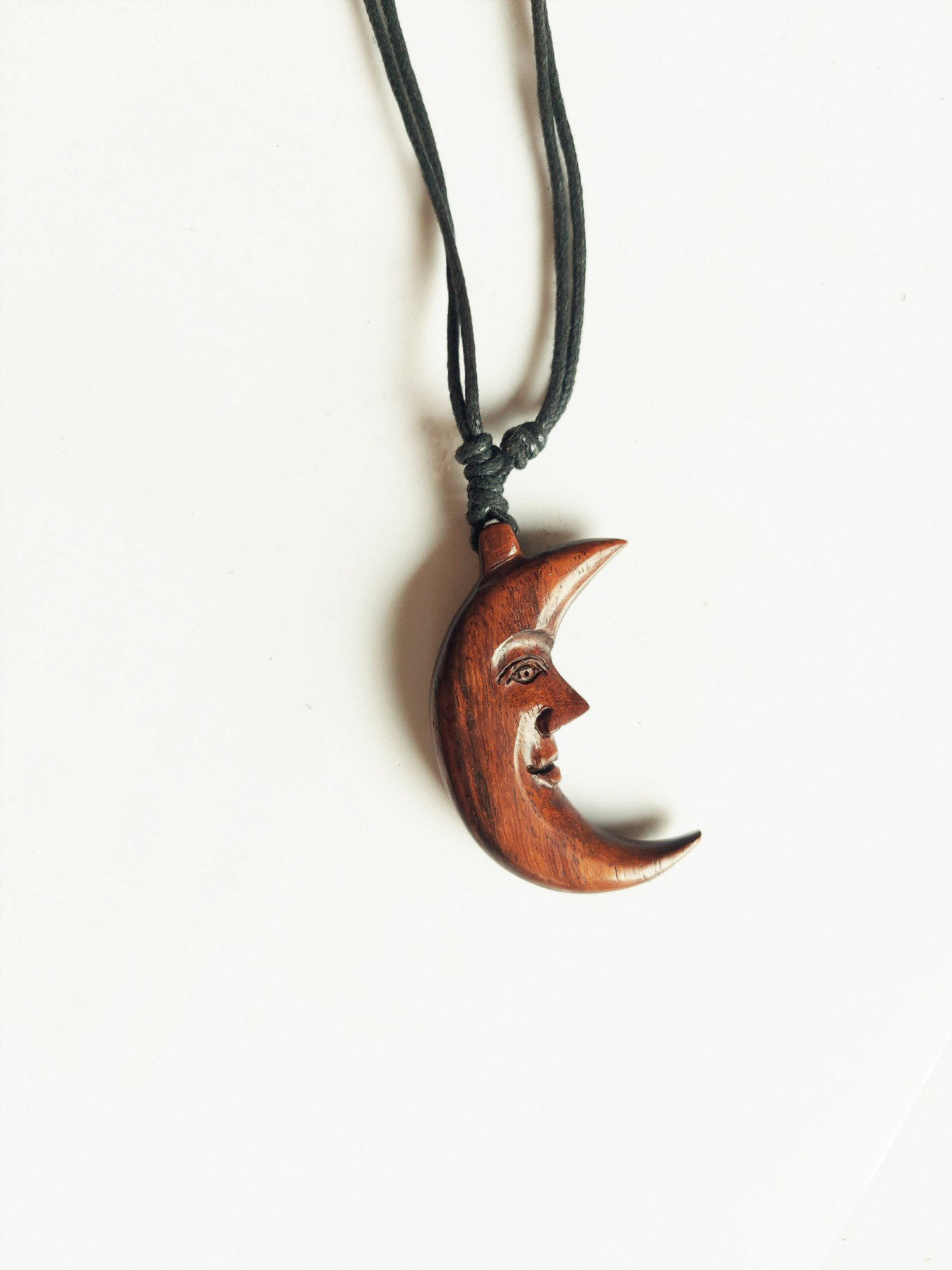 Halskette 'Eclipse' aus Holz, L 40 cm, H 4 cm, T 1 cm günstig bestellen