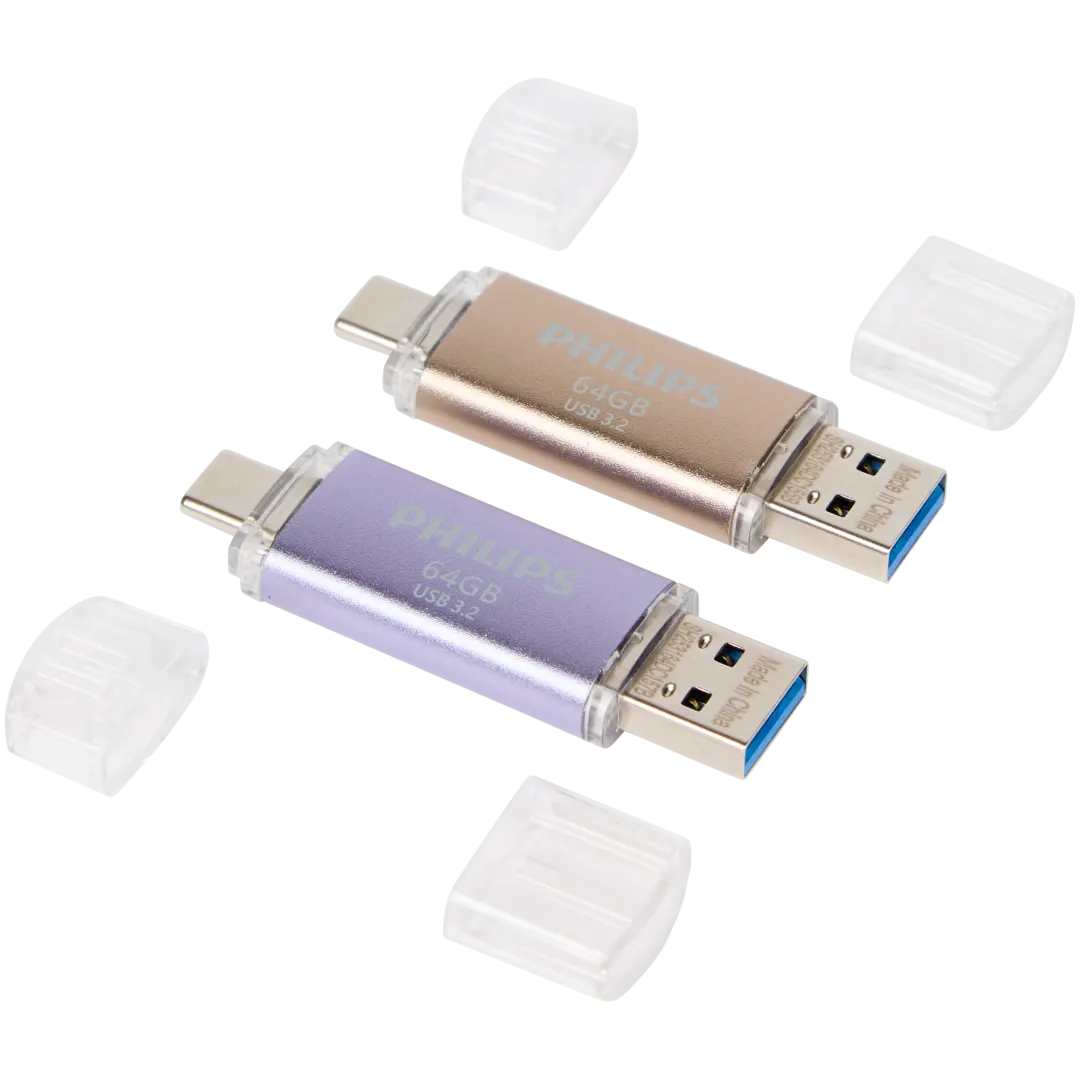 Clés USB Philips USB-A et USB-C