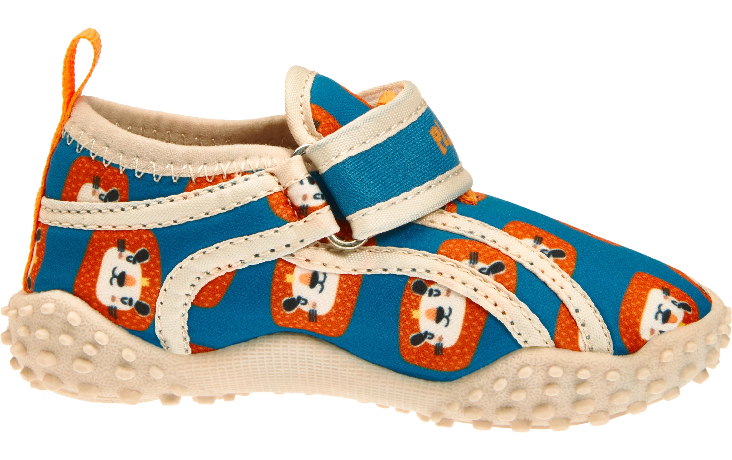 Badeschuhe Dschungel Petrol Gr. 20-21Aqua-Schuhe für Jungen