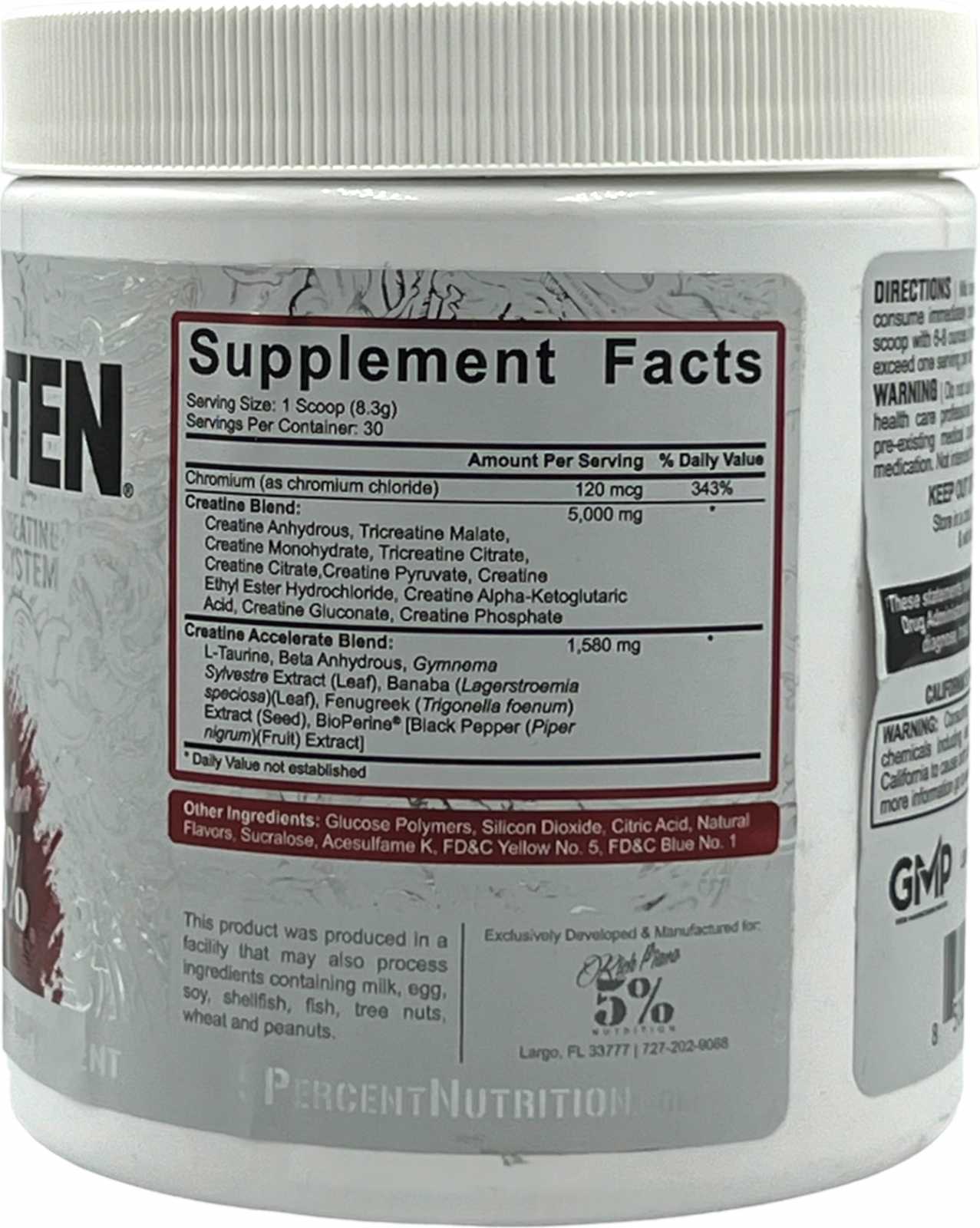 Rich Piana 5% Nutrição Crea-TEN 225g