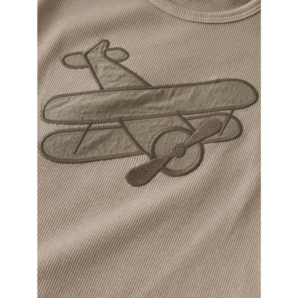 Køb Lil'Atelier Oxford Tan Nmmhalli His Ss Loose Top Lil