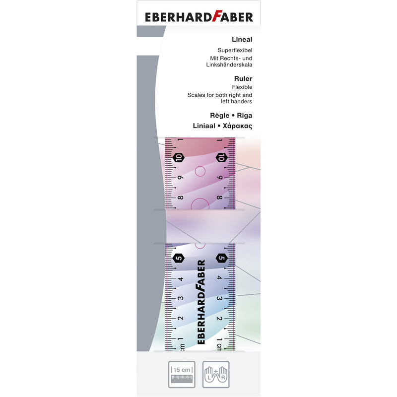 Eberhard Faber Massstab Rainbow, 15 cm
