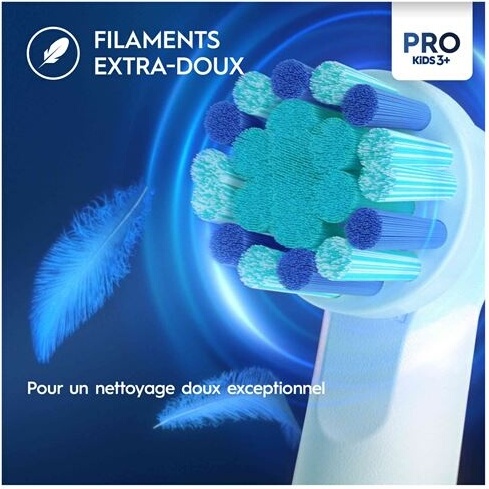 Brossette dentaire Oral B PRO KIDS SPIDERMAN X3 ENFANT