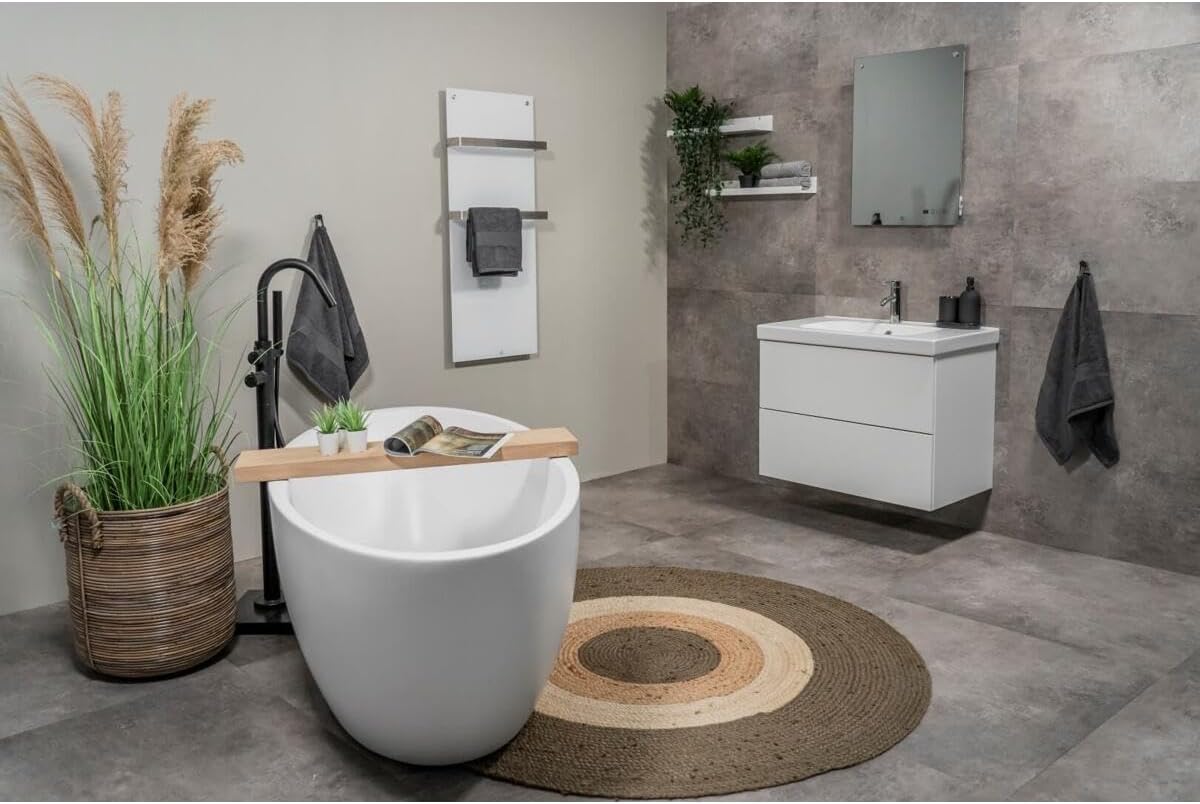 Eurom Verwarmingspaneel Wit Sani 1000W Wifi infrarood