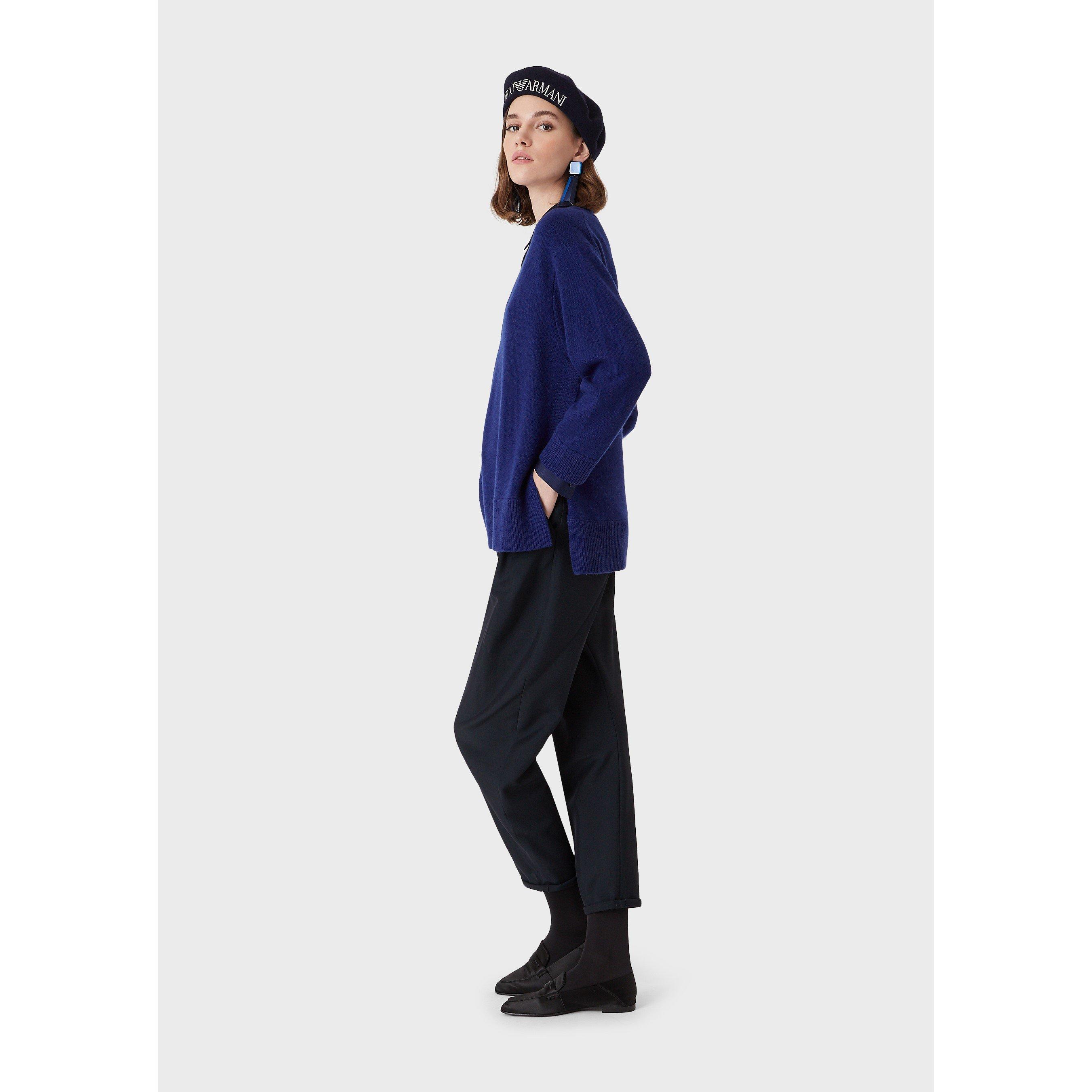 Emporio Armani V Neck Knitted Sweater
