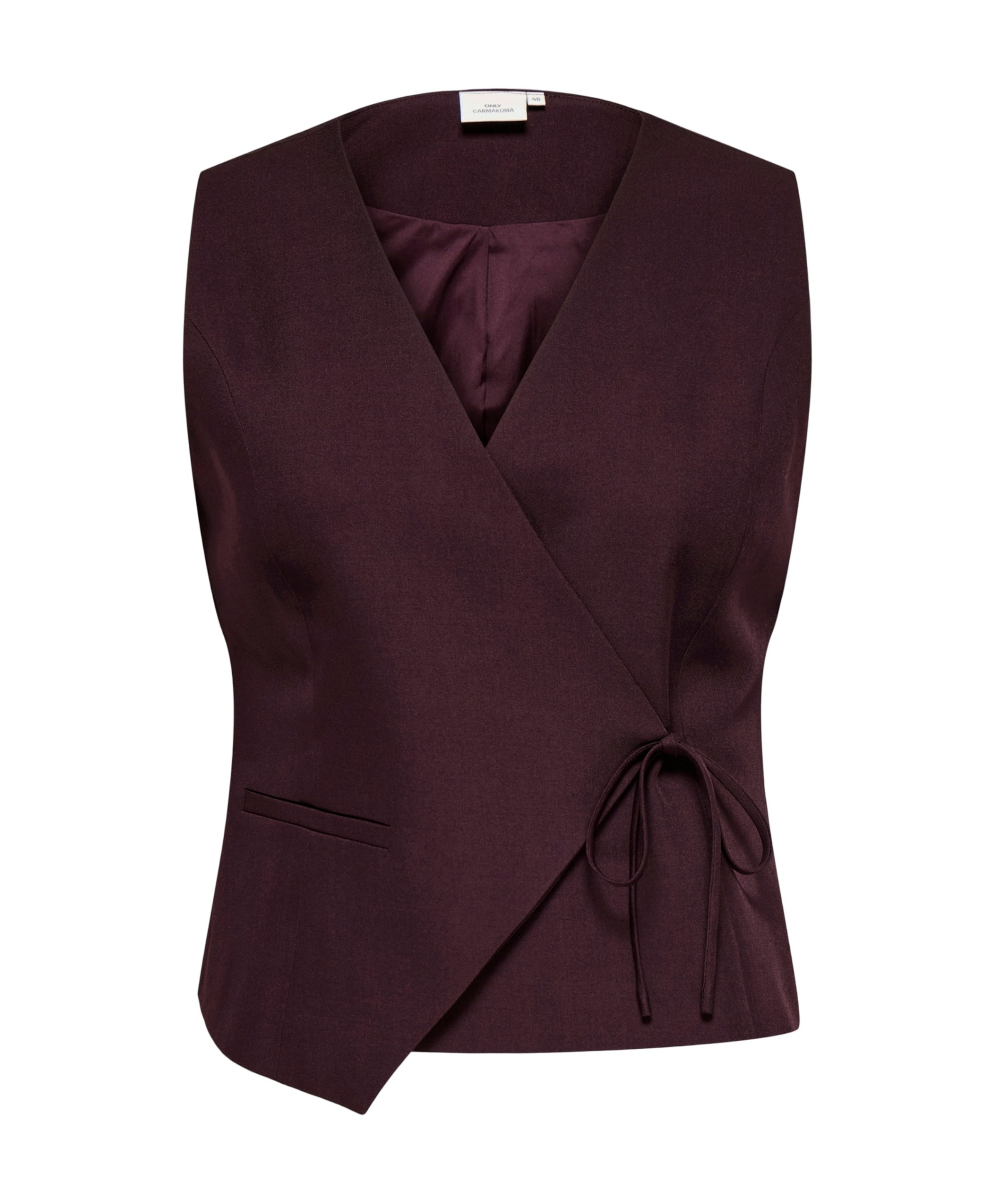Only Carmakoma Dames gilet bordeaux