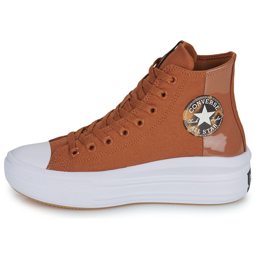 Converse - CHUCK TAYLOR ALL STAR MOVE PLATFORM TORTOISE - Marron