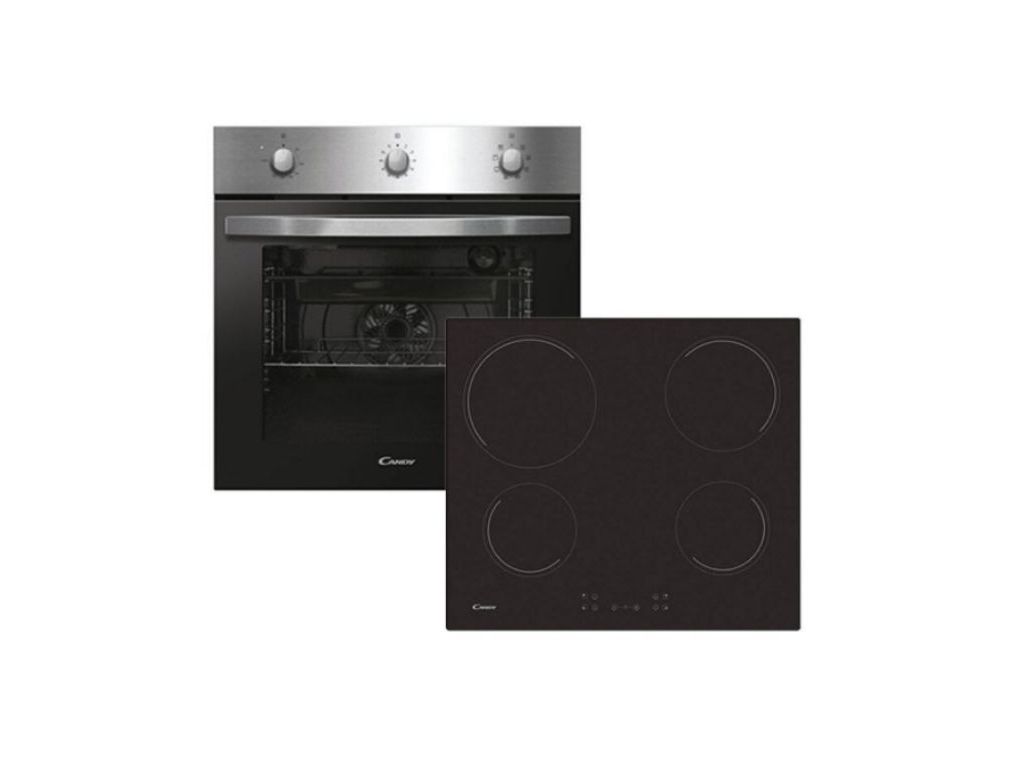 PACK FORNO MULTIFUNÇÕES   PLACA VITROCERÂMICA CANDY PCI27XCH64CCBS