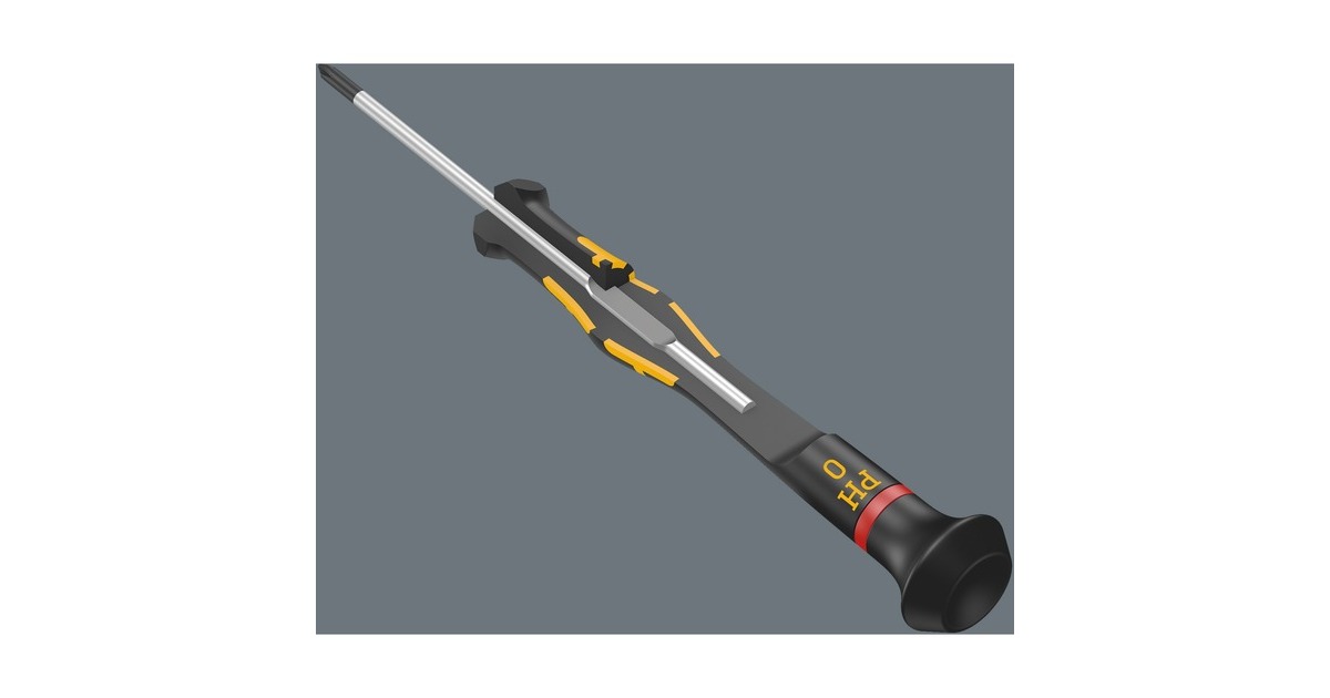 WeraKraftform Micro 6 ESD Smartphone-reparatieset 1, 6-delig schroevendraaier  (Zwart/geel)