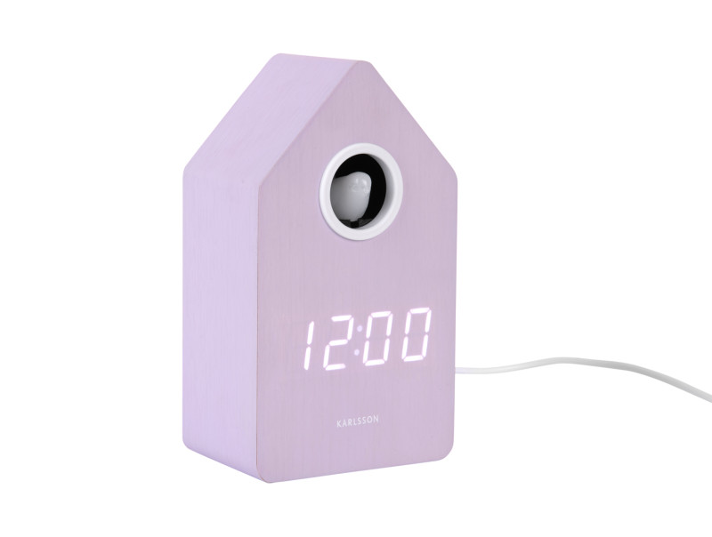 Alarm Clock Cuckoo LED KA6061BK Black wood