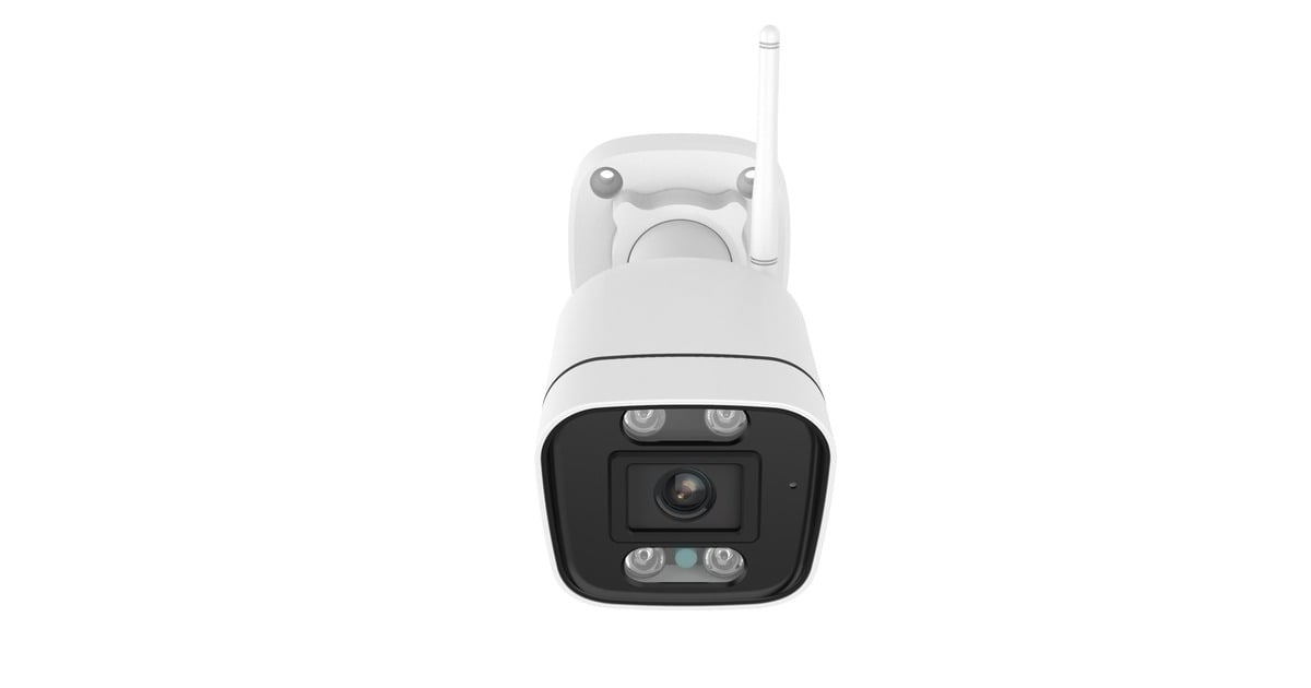 FoscamV8P, 4K/8MP dual-band WiFi beveiligingscamera  (Wit, met geluid- en lichtalarm)