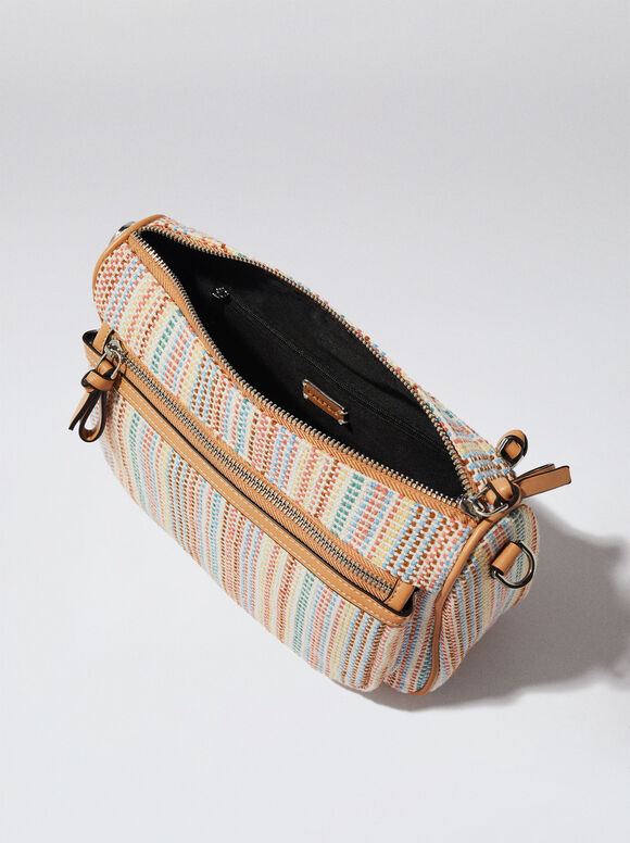 Bolsa transversal multicolorida - Coral