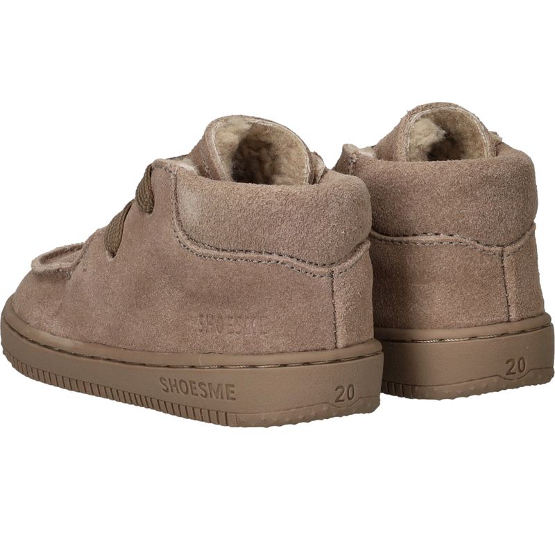 Shoesme Veterschoenen Taupe Jongens