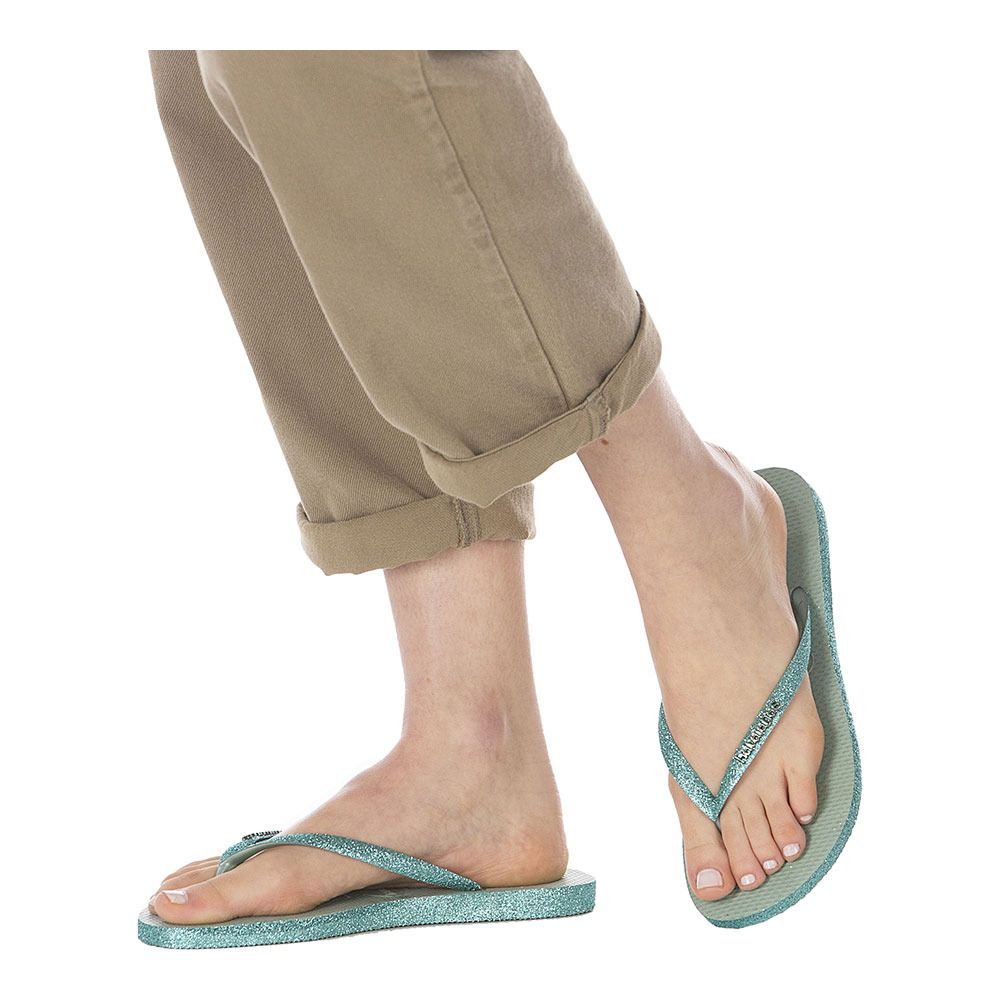Havaianas SLIM SPARKLE II - Tongs Femme clay