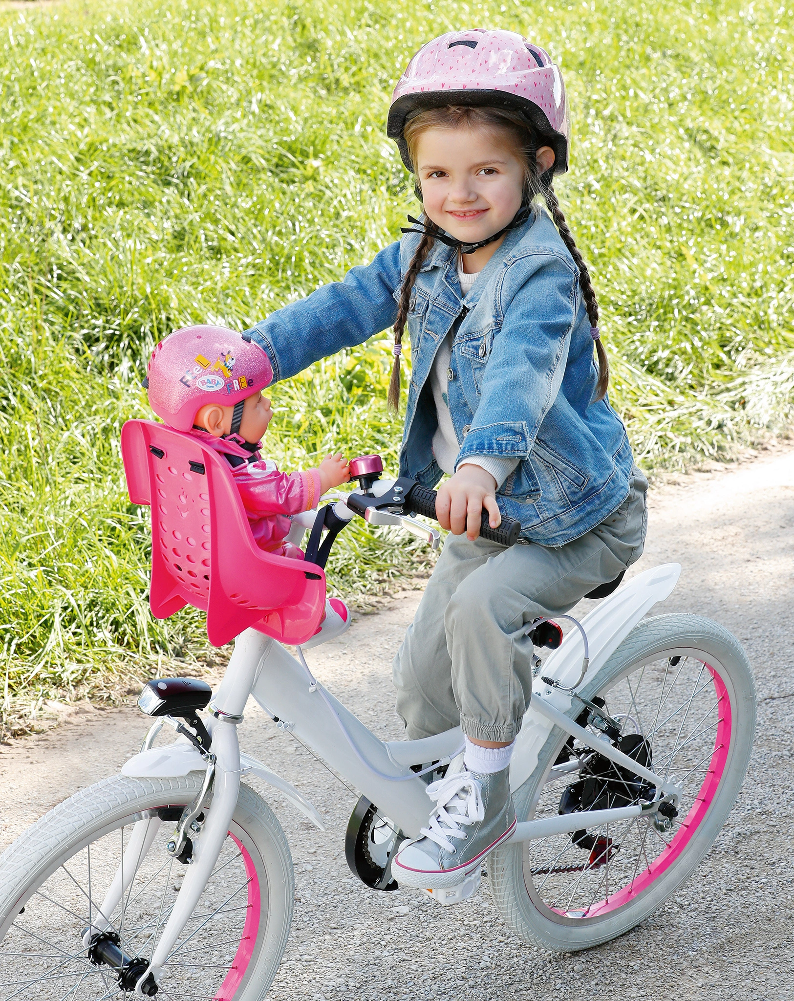 BABY born® Fahrradsitz in pink