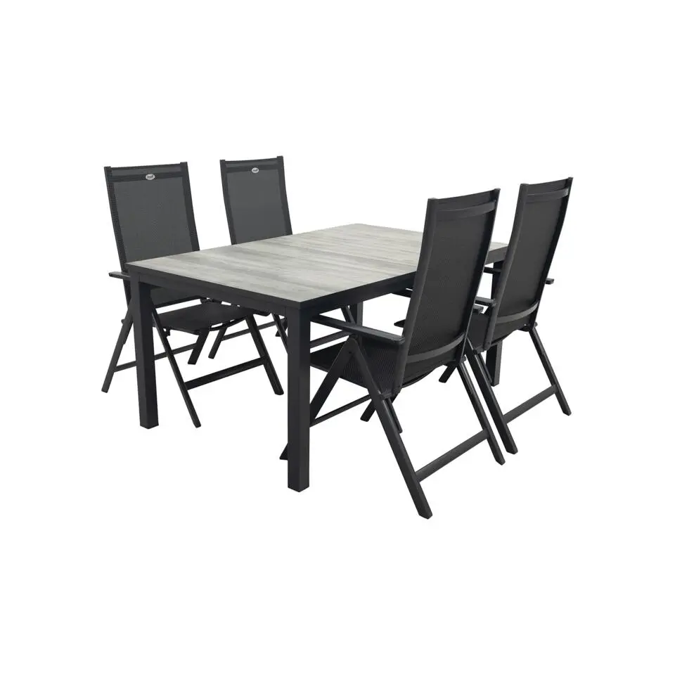 Hartman Napoli/Comino verstelbare tuinset (5-delig) - 163x105 cm