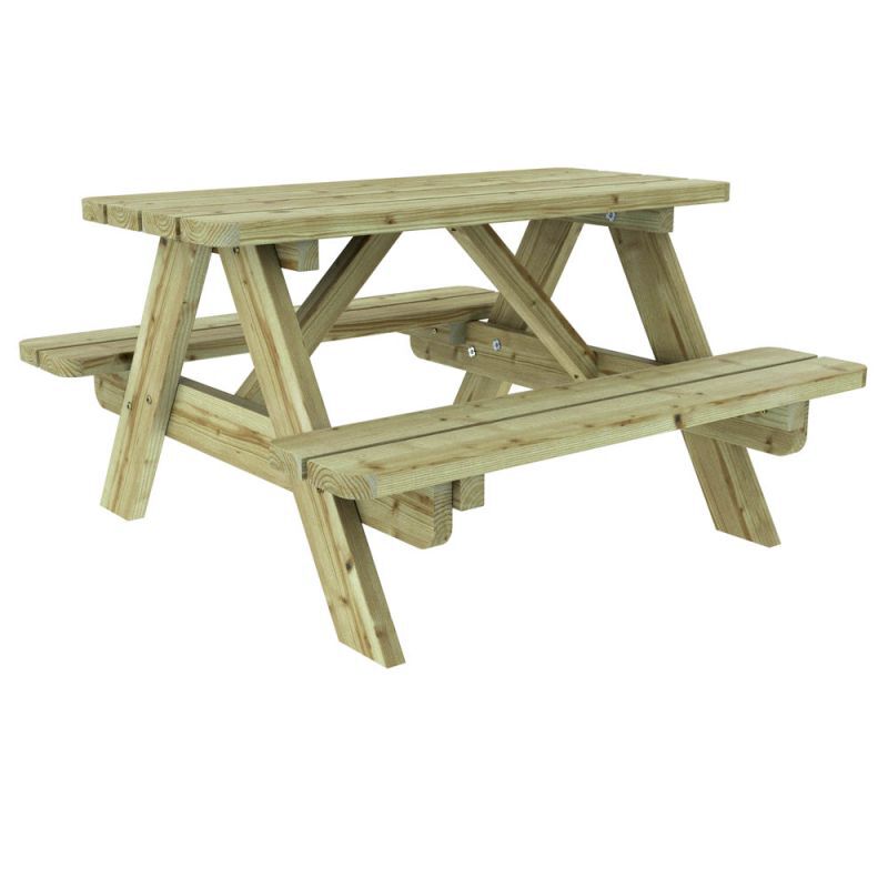Outdoor Life Products Liv - Kinderpicknicktafel - 1x90x48 cm