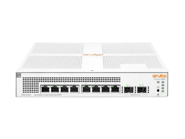 Aruba, a Hewlett Packard Enterprise company JL681A, Administreret, Gigabit Ethernet (10/100/1000), Fuld duplex, Stativ-montering, 1U