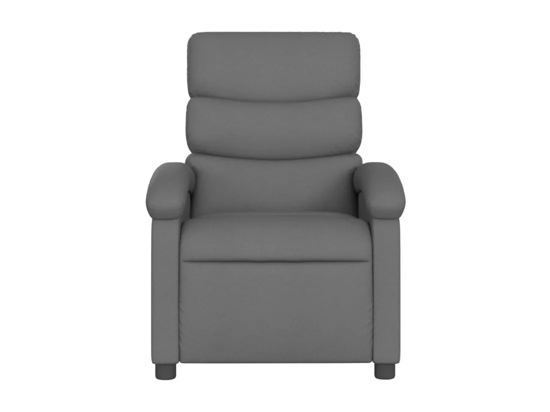 Fauteuil inclinable Gris foncé Tissu