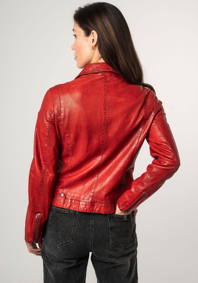 Mauritius Lederjacke »MWFayola« mit Umlegekragen