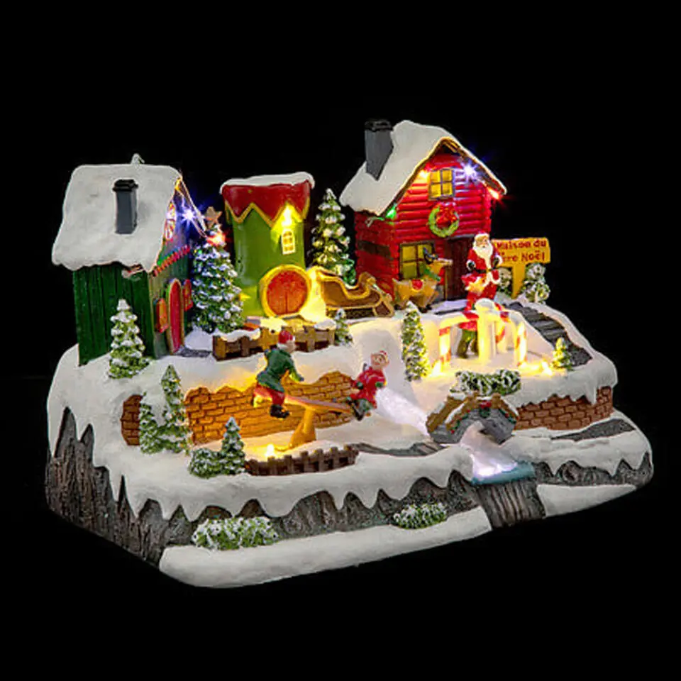 Feeric Lights & Christmas Kerstdorp - elven dorp - led - 20,5 cm