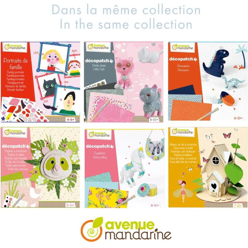 Coffret créatif, Décopatch, Chiens - Multicolore