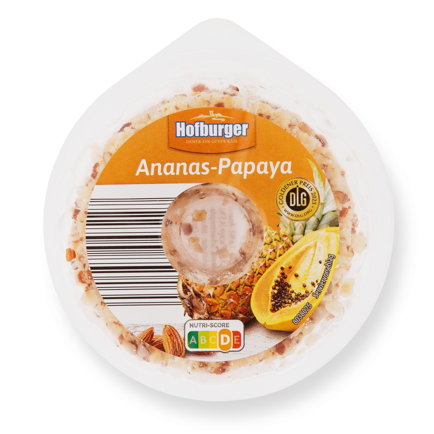 HOFBURGER Frischkäsering, Ananas 125 g