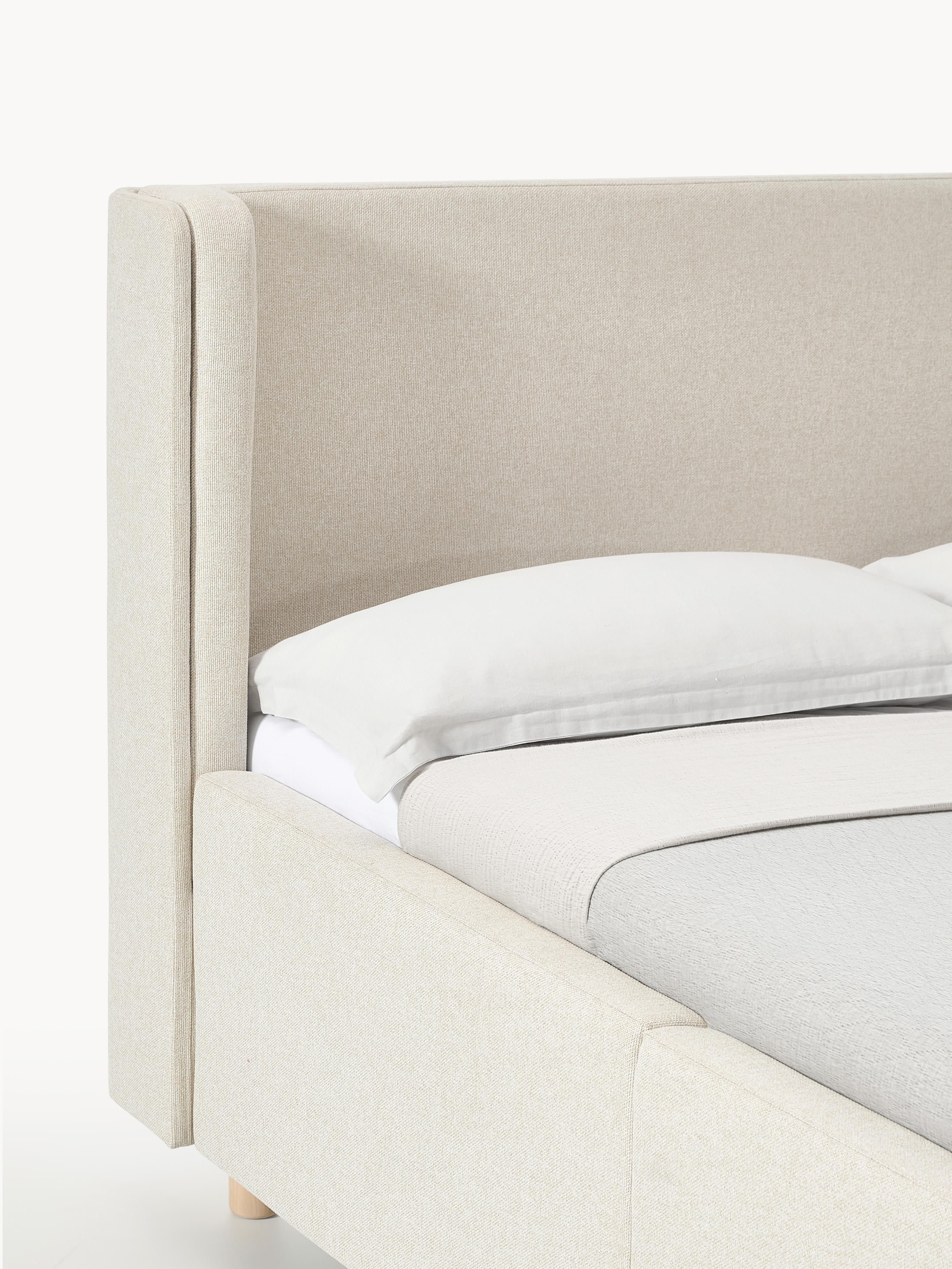 Gestoffeerd bed Arche met lades