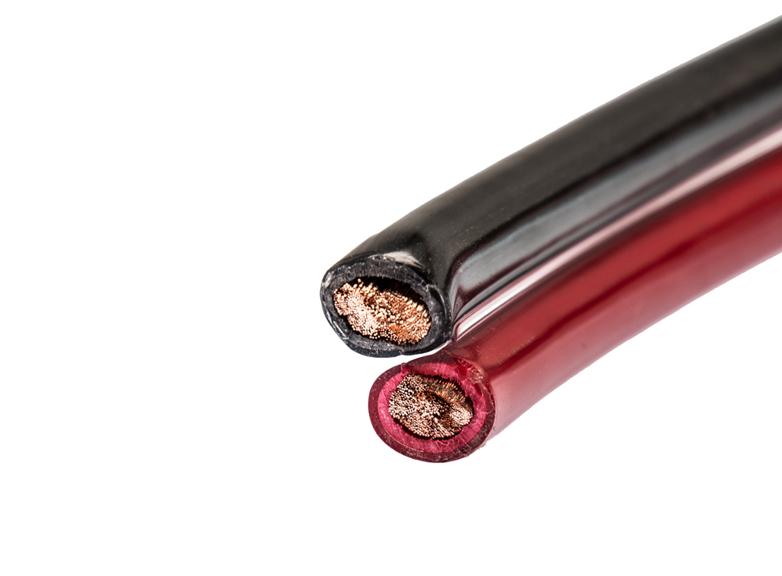 BBA 2-aderige rood/zwarte Twinflex kabel - 25 mm²