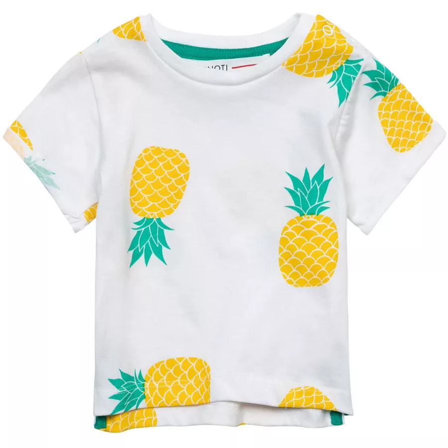 MINOTI Shorts und T-Shirt im Set WeißGrün