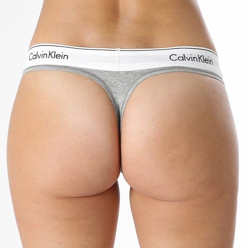 String Femme F3786E Gris Chiné