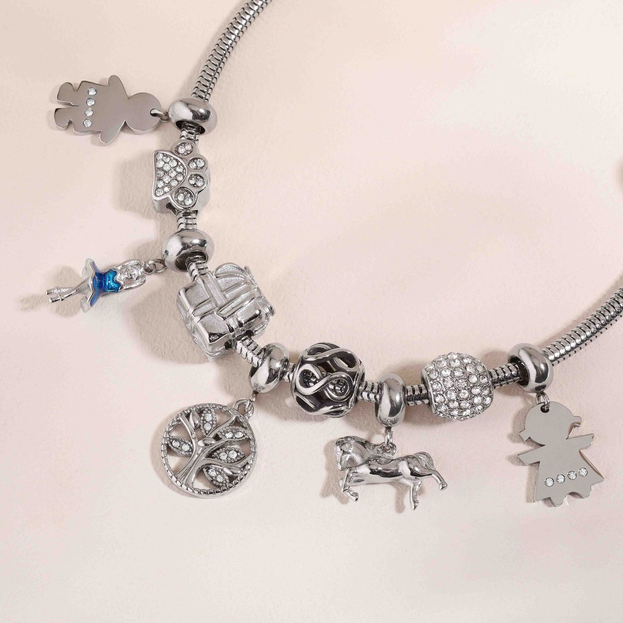 Stalen bedel cadeau