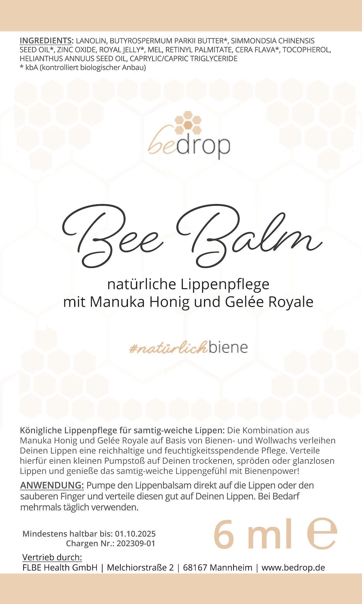 Wohlfühlset (groß)| Bee Cream (Bienengiftsalbe) + Gelée Royale Kapseln + BeeBalm