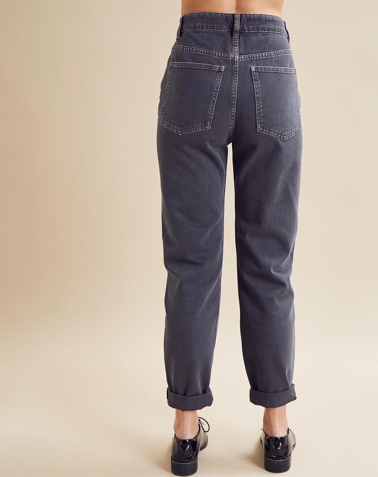 Chloé Stora Jean  Remi noir délavé